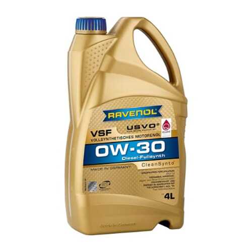 Моторное масло RAVENOL VSF SAE 0W-30 (4л) в Башнефть
