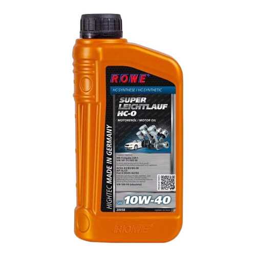 Моторное масло Rowe Hightec Super Leichtlauf HC-O 10W-40 1л в Башнефть