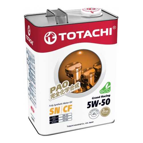 Моторное масло Totachi Grand Racing Fully Synthetic SN/CF 5W-50 4л в Башнефть