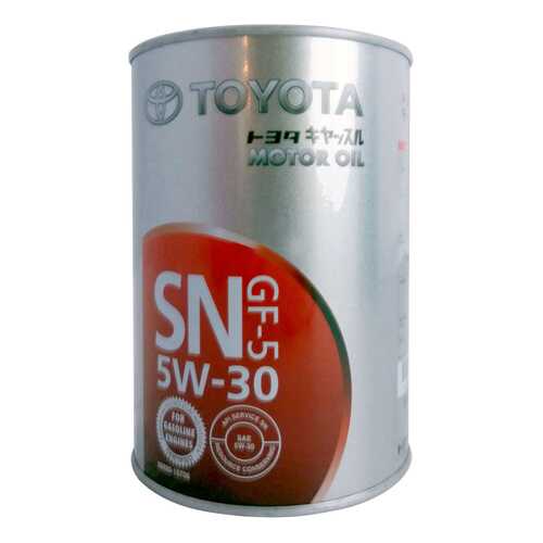 Моторное масло Toyota GF-5 SN 5W-30 1л в Башнефть