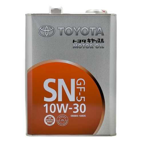 Моторное масло Toyota SN 10W-30 4л в Башнефть