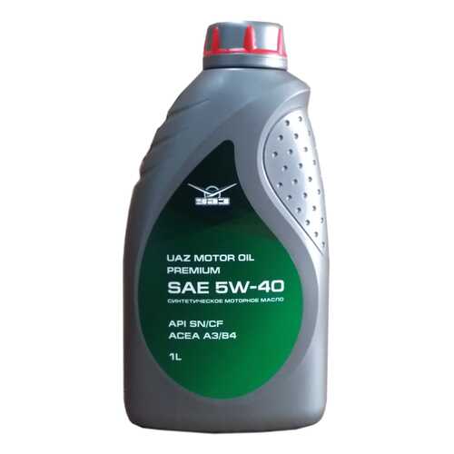 Моторное масло UAZ Premium SAE 5W-40 1л в Башнефть