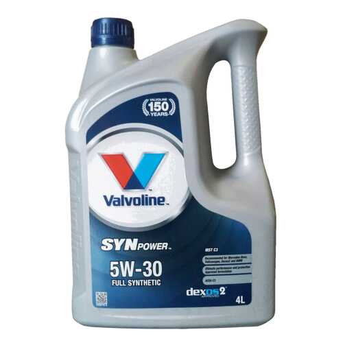 Моторное масло Valvoline Synpower MST C3 SAE 5W-30 4л в Башнефть