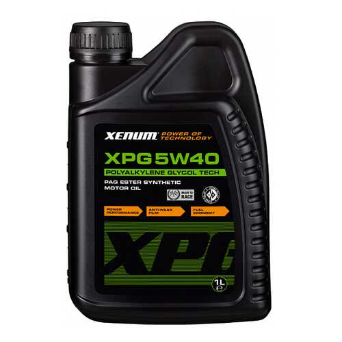 Моторное масло Xenum XPG 5W-40 1л в Башнефть