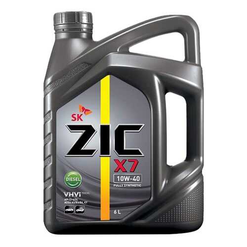 Моторное масло Zic X7 Diesel 10W-40 6л в Башнефть