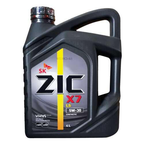 Моторное масло Zic X7 LS 5W-30 4л в Башнефть