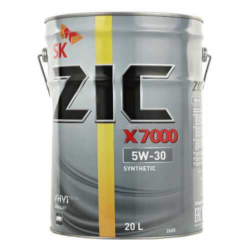 Моторное масло Zic X7000 5W-30 20л в Башнефть