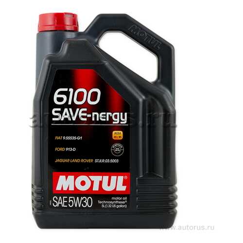 MOTUL 107972 масло моторное motul 6100 syn-nergy 5w30 синтетическое 5 л 107972 в Башнефть