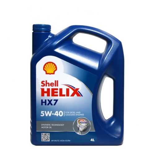 Shell М/Масло П/Синтетика Shell Helix Hx7 5w-40 4l в Башнефть