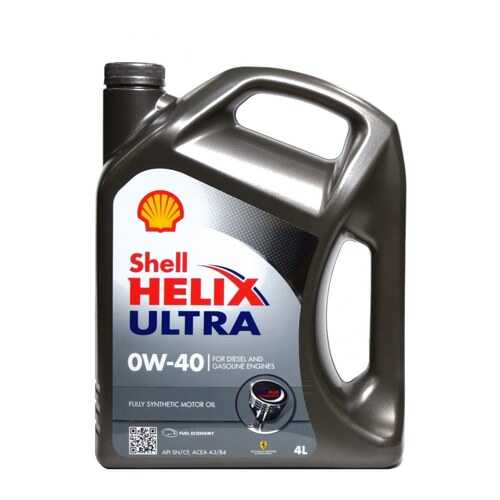 Shell М/Масло Синтетика Shell Helix Ultra 0w-40 4l в Башнефть