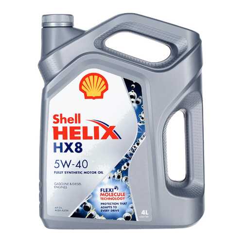 Shell Масло Моторное Синтетическое Helix Hx8 Synthetic 5w-40 4л (550046362) 550051529 в Башнефть