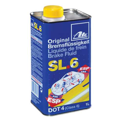 Тормозная жидкость ATE DOT 4 SL.6 1 л в Башнефть