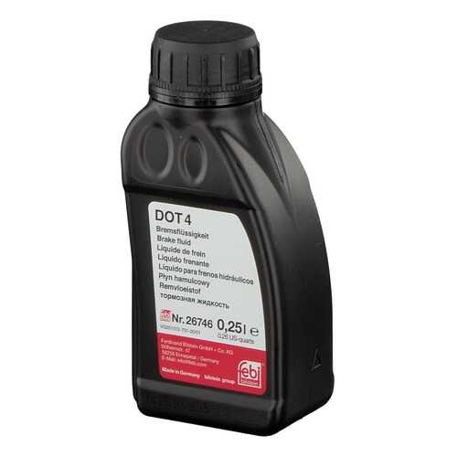 Жидкость тормозная FEBI Brake Fluid DOT4 0,25 л 26746 в Башнефть