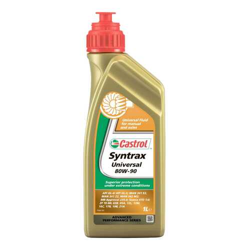 Трансмиссионное масло Castrol Syntrax Universal 80W90 1л 157F43 в Башнефть