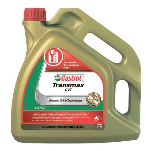 Трансмиссионное масло Castrol Transmax CVT 4л 156CA6 в Башнефть