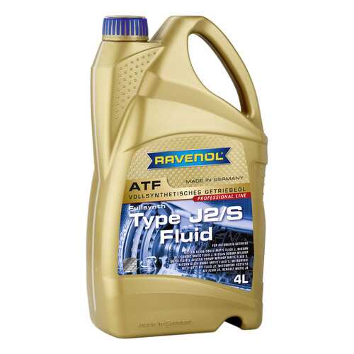 Трансмиссионное масло RAVENOL ATF J2/S 4л 1211115-004-01-999 в Башнефть