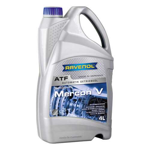 Трансмиссионное масло RAVENOL ATF Mercon V 4л 1212101-004-01-999 в Башнефть