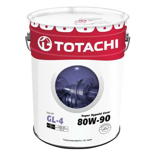 Трансмиссионное масло TOTACHI Super Hypoid Gear 80w90 20л 4562374691858 в Башнефть