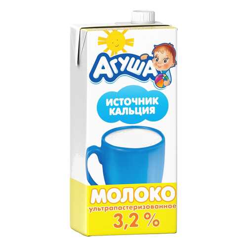 Молоко Агуша 3,2% с 3 лет 925 мл в Башнефть