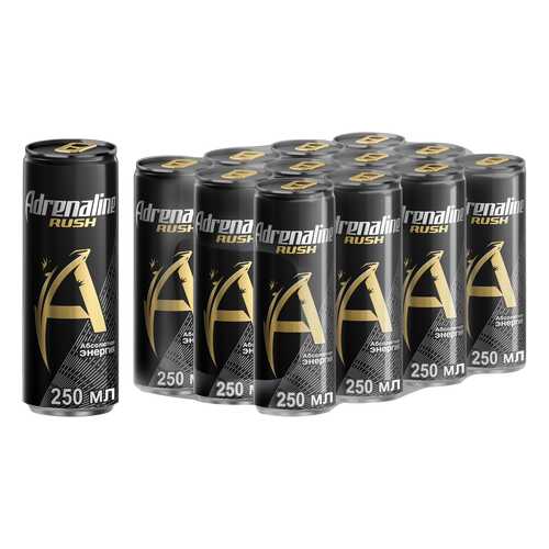 Напиток Adrenalin Rush энергетический жестяная банка 0.25 л в Башнефть