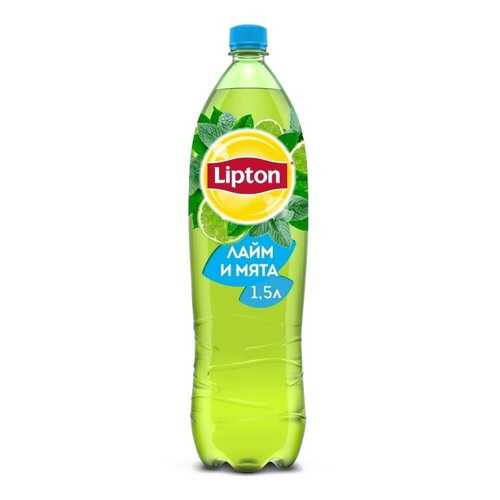 Чай зеленый Lipton лайм и мята 1.5 л в Башнефть