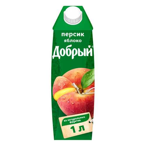 Нектар Добрый персик-яблоко 1 л в Башнефть
