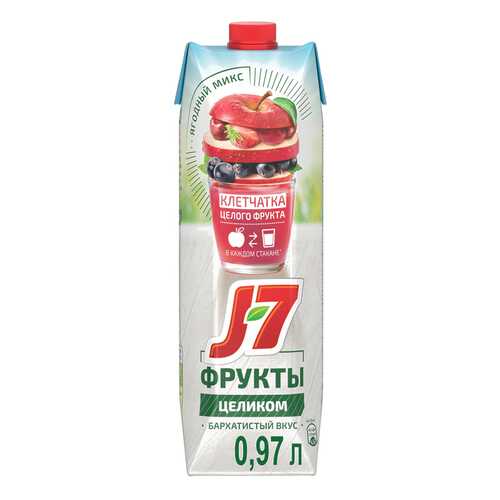 Нектар J-7 Фрукты Целиком Ягодный микс 970 мл в Башнефть