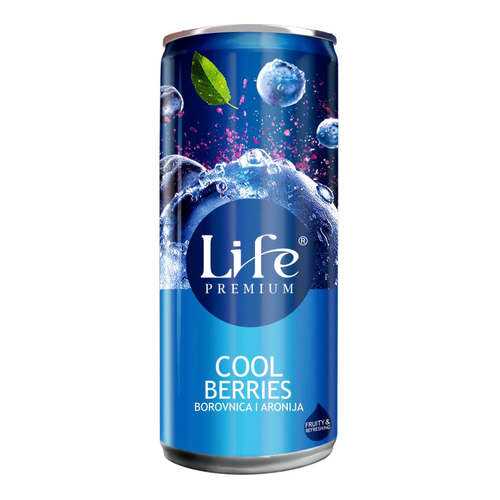 Сок черники и аронии Life Premium Спелая ягода 0.25 л в Башнефть